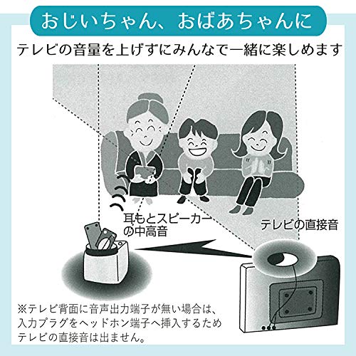 Amazon.co.jp: エムケー電子 赤外線コードレススピーカー みみもとくん